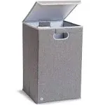 Baby Laundry Hamper Organizer with Lid Gray Unisex