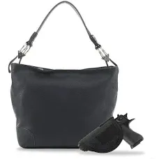 Lydia Concealed Carry Lock and Key Hobo Handbag