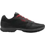 NEW GIRO Gauge Men&#039;s Mountain Bike Shoes - BLACK / BRIGHT RED - Size EU46