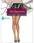 Hanes Silk Reflections Sheer Toe Pantyhose - Travel Buff - CD