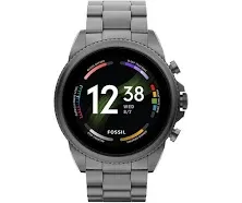 Fossil Gen 6 Smartwatch 44mm Black Silicone - Black (DW13F2) *Open-box/New*