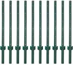 Sturdy Duty Metal Fence Post ï¿½ Garden U Post for Fencing 10 Pack 4 Feet