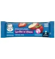 Gerber Soothe N Chew Strawberry Apple Teething Sticks