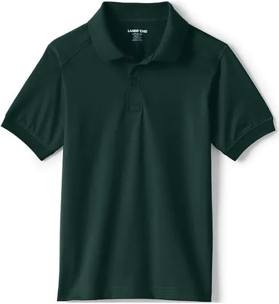 Lands' End Kids Short Sleeve Rapid Dry Polo Shirt