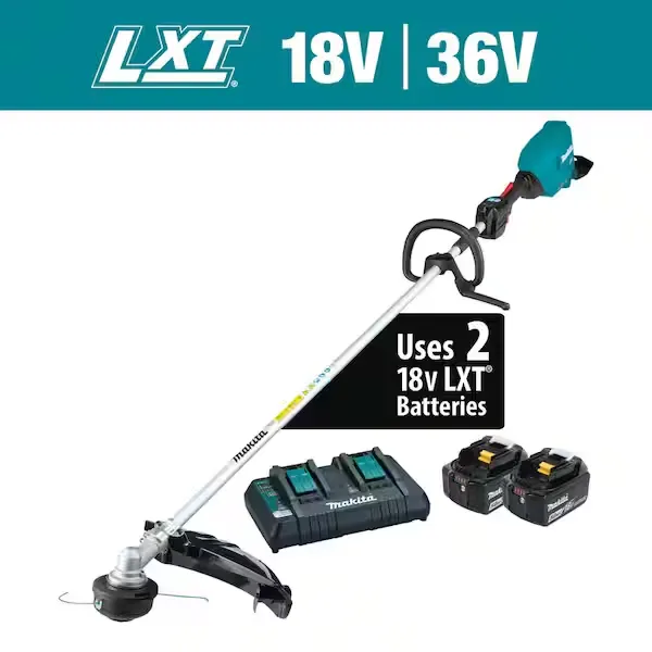 Makita XRU17PT 36V (18V X2) LXT® Brushless String Trimmer Kit (5.0Ah)