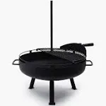 BAREBONES LIVING 23-Inch Cowboy Fire Pit in Matte Black