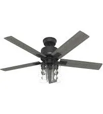 Hunter 52310 Techne Matte Silver LED 52" Ceiling Fan