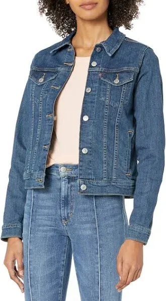 Women's Levi's Original Trucker Denim Jacket, Size: Medium, Med Blue