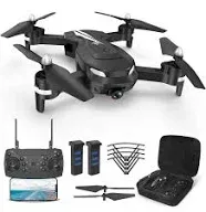 T26 Drones for Adults - 1080P HD RC Drone, Fpv Drone with Camera, With WiFi Live Video, Altitude Hold, Headless Mode, 3D Flip, Gravity Sensor, One Key Take Off/Landing for Kids or Beginners