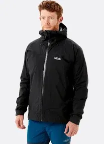 Rab Men's Downpour Plus 2.0 Waterproof Breathable Jacket for Hiking & Climbing