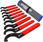 Autowanderer Tool 9pcs Coilover Spanner Wrench Set Adjustable Shock Wrench Unive