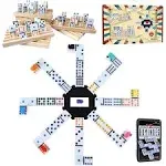 Gonoelec Mexican Train Dominoes Set