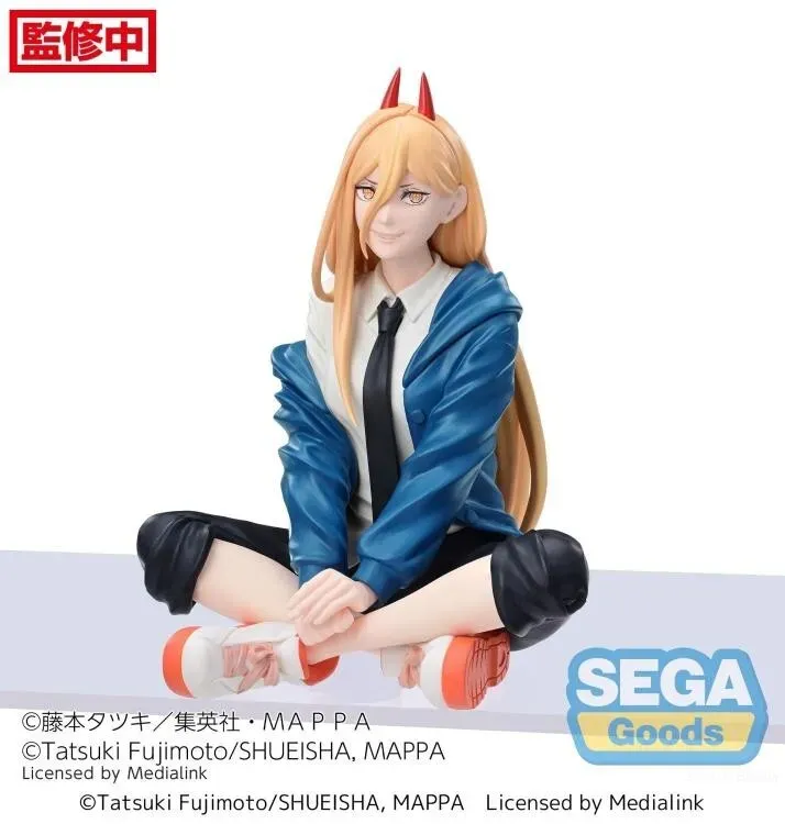 SEGA Chainsaw Man Power Premium Perching Figure Noodle Stopper Japan Import