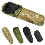 MT Army Military Modular Sleeping Bags System Multi Layered with Bivy Cover for All Season Multicam