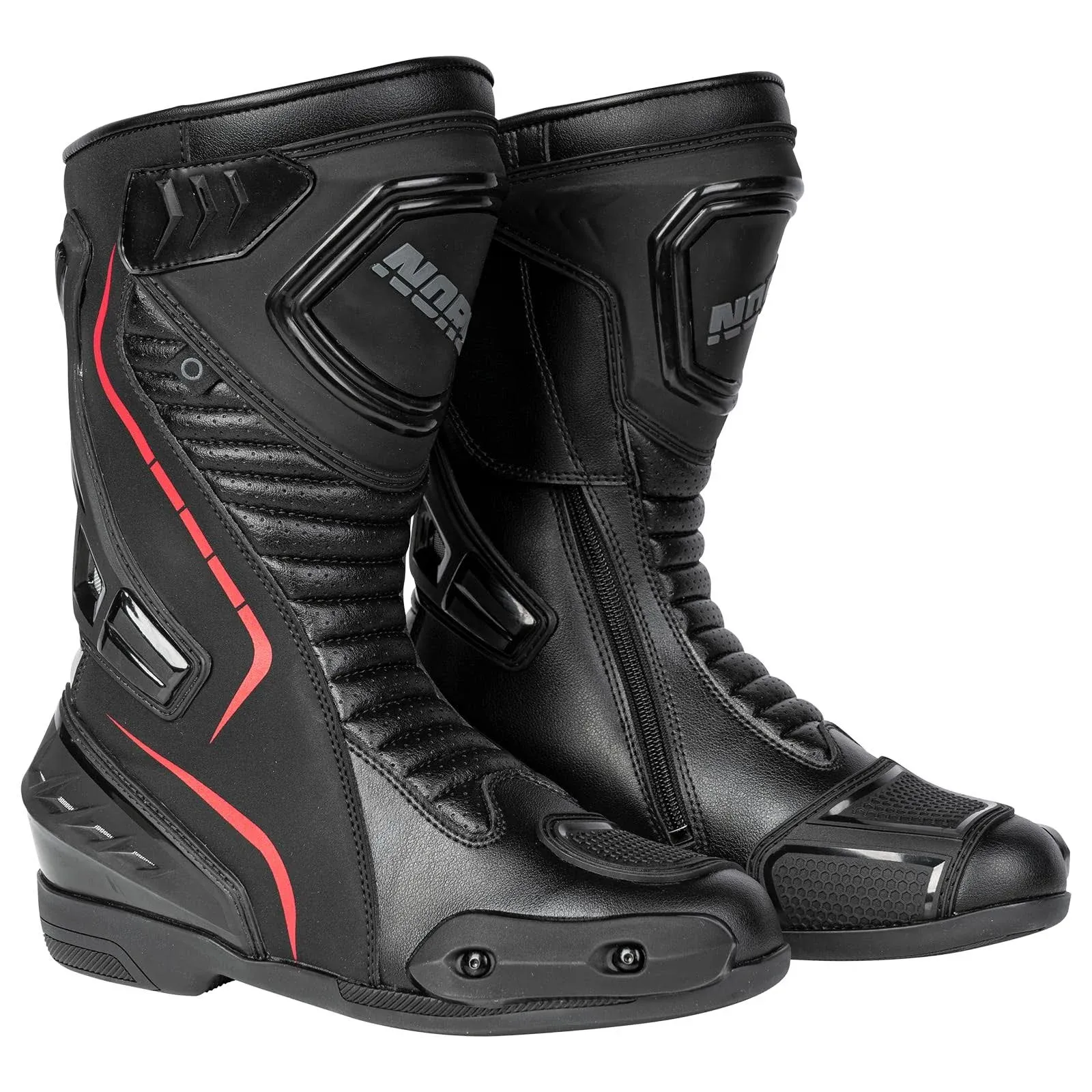 Noru Hakone Boots-Black/Red-12