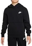 Kids' Nike Sportswear Club Fleece Hoodie Small Black/White