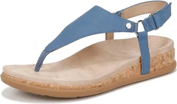 Vionic Women's Copal Kirra Fashionable Strappy Flat Sandals-Supportive Ladies Comfort Sandals That Includes a Concealed Orthotic Insole Sizes 5-12