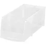 IRIS Large Storage Bin, Clear, 8-Pack