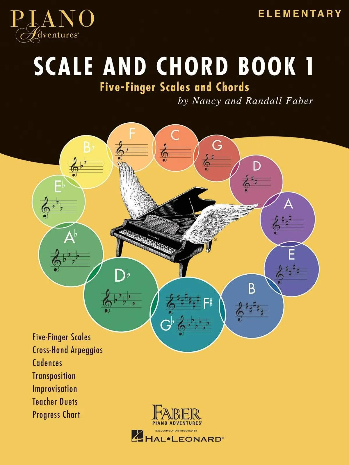 Faber Piano Adventures Scale and Chord Book 1