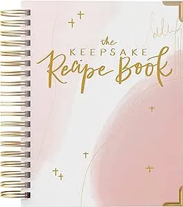 The Recipe Book: A Beautiful & Modern Keepsake Recipe Notebook & Organizer to Write in Your Own Recipes - Blank Recipe Book & Cookbook - Removable 4 x 6 Recipe Cards to Share with Friends & Family