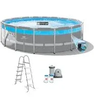 Intex 14' x 42" Prism Frame Clearview Premium Pool Set