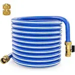 SPECILITE Garden Hose 50 ft x 5/8 in Heavy Duty, Reusable & Custom Length Water Hose, Burst 600 psi, Burst 600 psi, Kink-less Hybrid Rubber Hose for