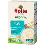 Holle Organic Whole Grain Cereal Baby Food, Oat (8 oz)