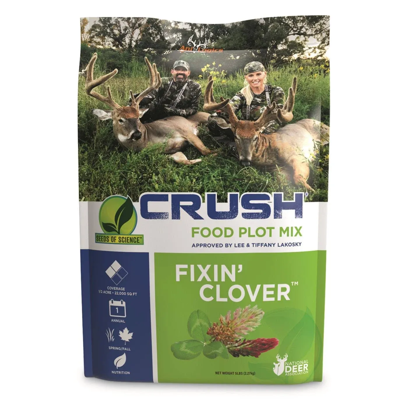 "Ani-Logics 24017 CRUSH Seeds of - Science Fixin' Clover (5lb) - 24017"