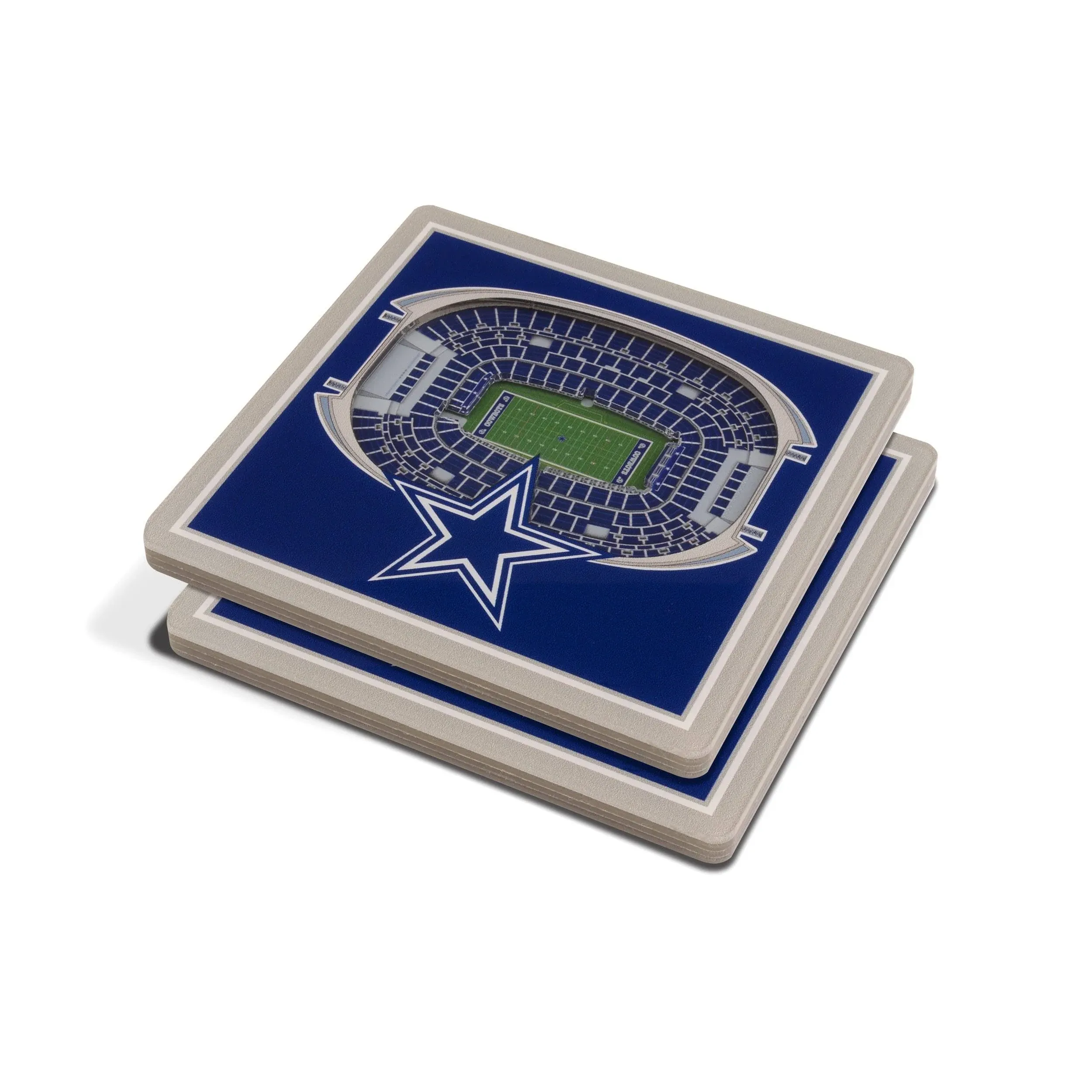 3D NFL Stadium Coaster Set - Dallas Cowboys