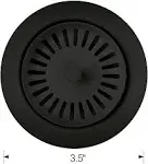 Blanco Decorative Metal Disposal Flange Coal Black