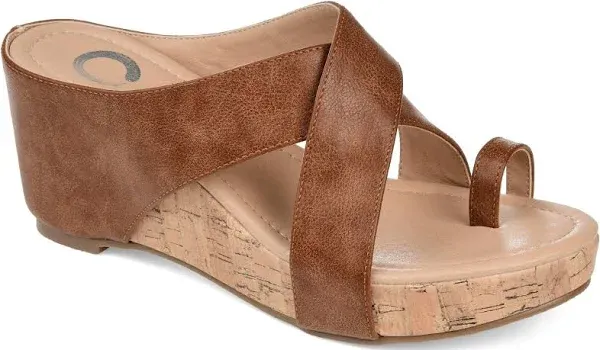 Journee Collection Women's Rayna Wedge Sandal