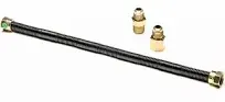 LASCO 10-1209 Flexible Coated Gas Appliance Supply Line, 36-Inch, 3/8-Inch OD Connector with 1/2-Inch MIP X 1/2-Inch FIP Fittings