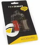 Tektro Q10RS Disc Brake Pad - Resin for Use with 4-Piston Calipers Red