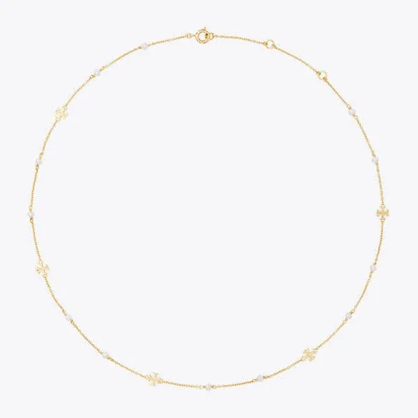 Tory Burch Kira Delicate Necklace - Pearl