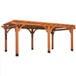 Backyard Discovery Beaumont 20 ft. x 12 ft. All Cedar Wooden Pergola