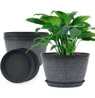 Quarut 10 inch Flower Pots Planters