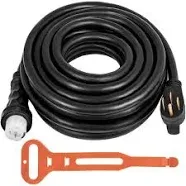 VEVOR 15 ft. 6/3 plus 8/1 Extension Cord Indoor/Outdoor Generator Power Cord