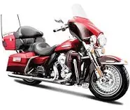 Maisto 1:12 Harley Davidson 2013 FLHTK Electra Glide Ultra Cycle Red NEW In BOX