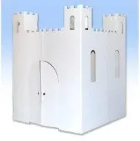 Easy Playhouse Blank Castle - Kids Art &amp; Craft for Indoor &amp; Outdoor Fun, Color