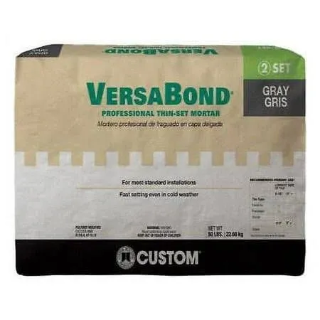 Custom Building Products VersaBond Gray Thin-Set Mortar