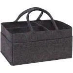 Sammy & Lou Charcoal Gray Felt Storage Caddy - Grey