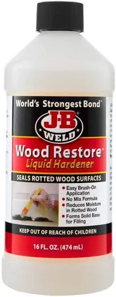 J-B Weld Wood Restore 16 Oz. Liquid Hardener