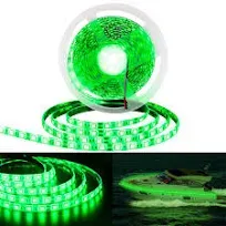 Obcursco 16.5FT Pontoon LED Light Strip, 12V Waterproof Marine LED Light Boat Interior Light Boat Deck Light for Night Fishing. Ideal for Pontoon and Fishing Boat