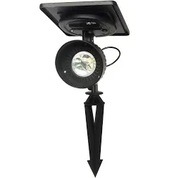 Gama Sonic USA, Inc. Gama Sonic Progressive Solar Accent LED Spotlight Warm White