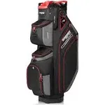  Golf Cart Bag, 14 Way Top Full Length Divider, Golf Club Bag Black and Red