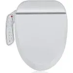 ZMJH ZMA102 Bidet Toilet Seat, Elongated Smart Unlimited Warm Water, Vortex Wash, Electronic Heated, Warm Air Dryer, Rear and Fr