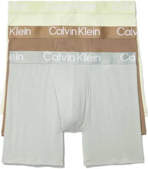 Calvin Klein Men's Ultra-Soft Modern 3-Pack Trunk - Black - S