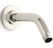 KOHLER K-7397-SN Showerarm and Flange, 7-1/2-Inch Long, Vibrant Polished Nickel