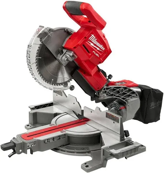 Milwaukee Sliding Compound Miter Saw 10&#034; 18V Li-Ion Dual Bevel Brushless w/Stand