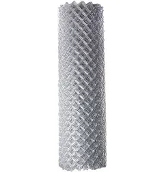 Aleko Galvanized Steel 6 x 50 Feet (1.8 x 15m) Chain Link Fence Fabric 12.5-AW Gauge - CLF125G6X50